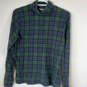 J.Crew Re‑Imagined Plaid Flannel  Classic Old Money Winter Staple  size M